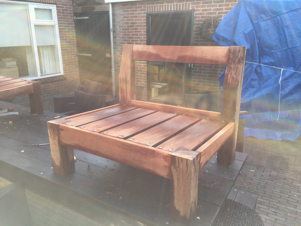 houten bankje